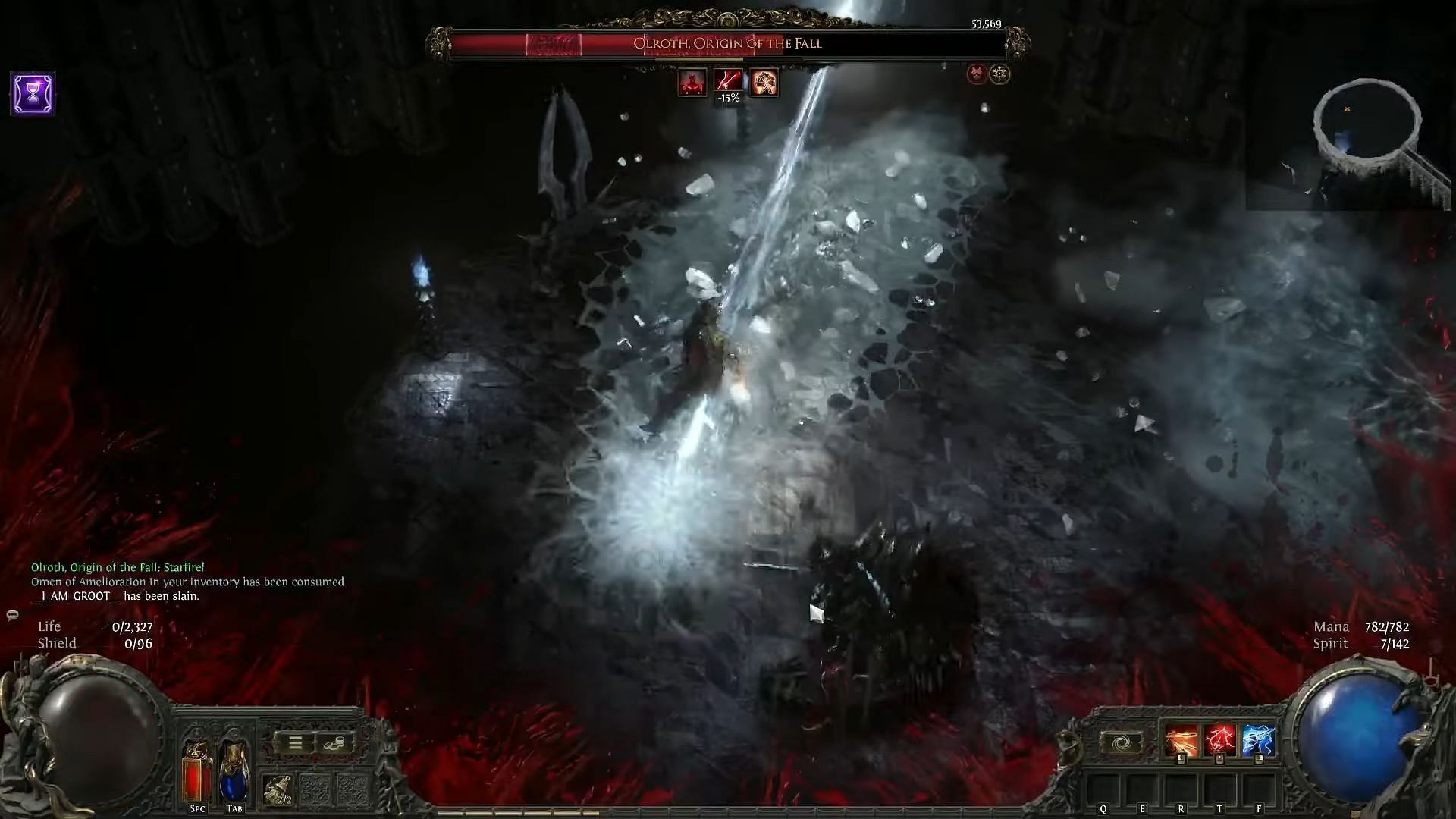 Starfire Beam (Image via Grinding Gear Games || YouTube/@zzdjk6)
